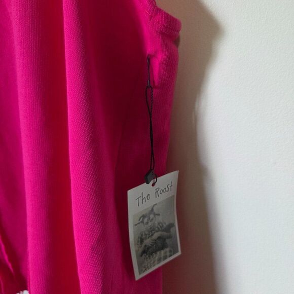 NWT UMGEE PINK SLEEVELESS SWING STYLE RAW HEM TOP SIZE LARGE - Picture 10 of 15